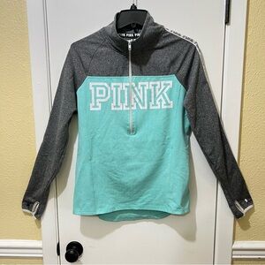 Victoria's Secret PINK Activewear Half-zip Pullover Top